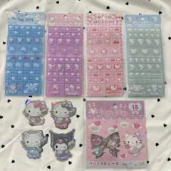 Sanrioハローキティ クリスタルシール タイルシール まとめ売り　おまけ付きのサムネイル