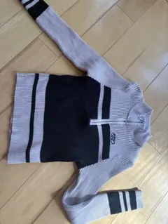 渋谷109MIRVAS ストライプ ハーフジップ セーター