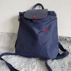 新品タグ付 ロンシャン プリアージュクラブ 折り畳みリュック ブラック