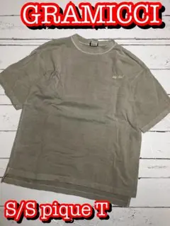名作 Gramicci 80s 90s USA製 鹿の子 Tシャツ カーキ