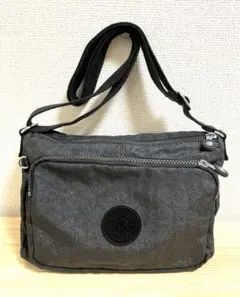 キプリング ショルダーバッグ　斜めがけショルダー　キラキラブラック　未使用