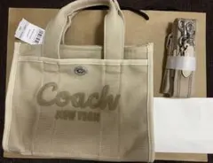 新品・未使用コーチCoach ベージュ トートバッグ ストラップ付きのサムネイル