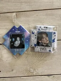 TXT ヨンジュン　ビジュアルスクエアフォトシール&ケース　２種セット