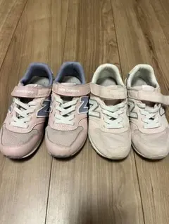 new balance 996 ピンク スニーカー17.5 2足セット