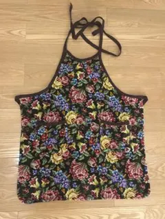 FEILER 花柄刺繍 エプロン グレー - メルカリ