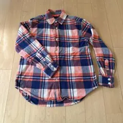 Gap kidsフランネルシャツ チェックシャツ ネルシャツ 長袖140センチ