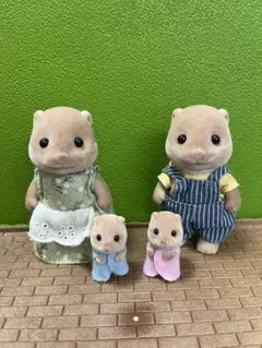 シルバニアファミリー カワウソファミリー 親子セット