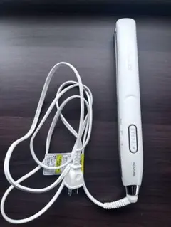 マイナスイオン ストレートヘアアイロン ホワイト