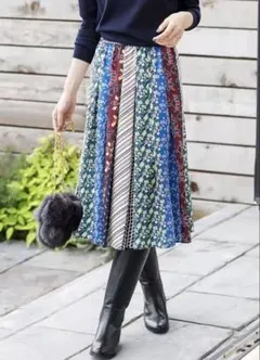 2025年最新】ペイズリーパネルプリントスカートの人気アイテム