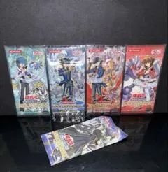 遊戯王 未開封 5パック 遊星vol.1/遊星vol.2/万丈目/十代/ヨハンのサムネイル