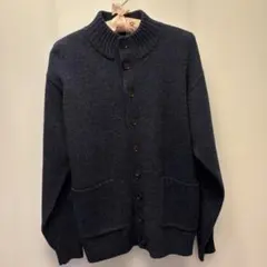 【未着用】ゴールデン ベア　メンズ　カーディガン Mサイズ ラムウール　羊毛