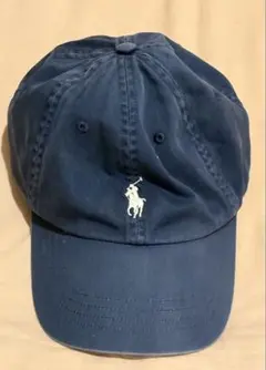 POLO ralph laurenラルフローレン ネイビー ツバ裏グレーキャップ
