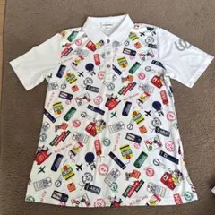 mutaマリンゴルフ 総柄花柄ポロシャツ XL 緑 - メルカリ