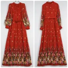 HIYOSHIYA VIVID ワンピース 超ロング　細身　高身長スーパーロング