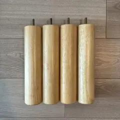 목재 침대 다리 4개 세트 26cm
