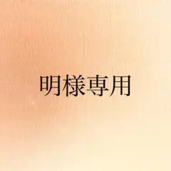 明様専用出品①