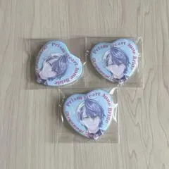 にじさんじ　小柳ロウ ハート缶バッジ