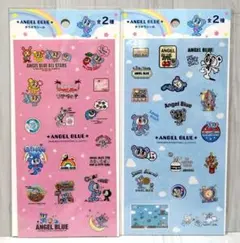 【新品】エンジェルブルー　キラキラシール　シートシール　2枚　ANGELBLUE