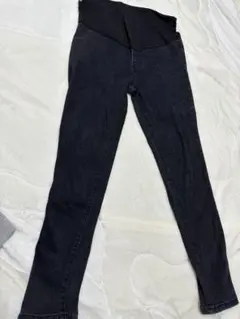 SHEIN マタニティ スキニーパンツ ブラック S 妊婦 出産準備