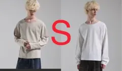 【parts lab.】 ベーシックコットンロングスリーブTシャツ Sサイズのサムネイル