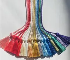 【選べる17色】タッセル 8本セット／つまみ細工・髪飾り・和装