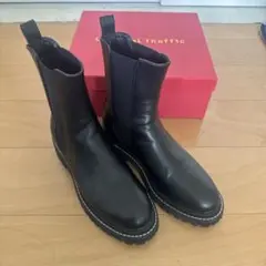 サイドゴアブーツ 本革 24.5