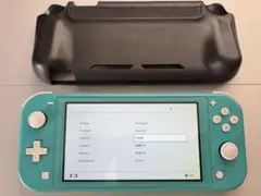 Nintendo Switch Lite ターコイズ 本体 カバー付き　中古