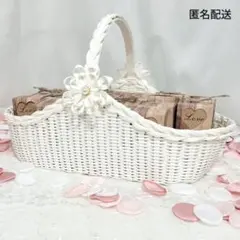 XL プチギフト入れ 結婚式小物 ウェディング かごバスケット 受付 カゴのサムネイル