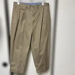 j*様 ビームス100名品　ベージュ プリーツ入り チノパン