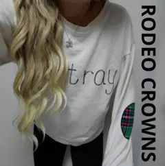 RODEO CROWNS❤︎私物古着トレーナーデザインめちゃくちゃかわい