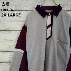 古着 HARBOR BAY ハーバーベイ ポロシャツ ビッグサイズ 2XLT