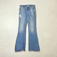 2003aw DIESEL Pin-Tuck Flare Denim Jeans - メルカリ