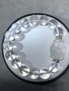 ヒマラヤ産 クリスタル ガネーシャ ブレスレット