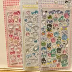 サンリオ ボンボンドロップシール 3枚セット