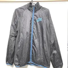 Nike ドットパターン ナイロンジャケット M ブラウン
