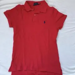 RALPH LAUREN 赤 ポロシャツ Lサイズ