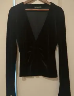 ベロア カーディガン