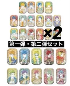 ハイキュー！！スクエア缶バッジ オフショット カラー 第一弾 第二弾 セット