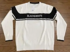 Black&White セーター　タグ付き新品　定価19800円