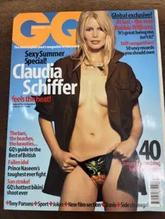 GQ UK 2001年8月号 クラウディア・シファー