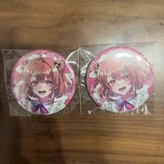 囚われのパルマ×CAPCOM CAFE 缶バッジ アオイ バレンタイン - メルカリ