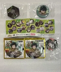 ヒロアカ　オープンスクール　缶バッジ　出久