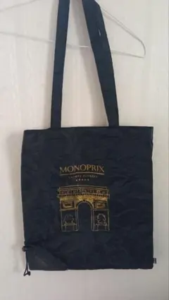 MONOPRIX モノプリ エコバッグ シャンゼリゼ店限定 凱旋門 黒のサムネイル