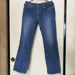 45rpmストレートデニムパンツ 青のサムネイル