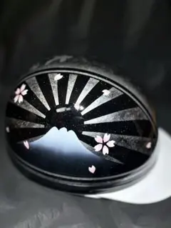 カスタムコルク半 三つボタン　日章 富士山 桜 七色ラメ　大和魂 カスタムコルク半 三つボタン 日章 富士山 桜 七色ラメ 大和魂 - メルカリ