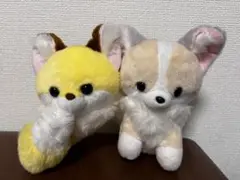 ちょコンとキツネ　茶ブラキツネ　 もなか　くるんとおねむ こんぺいとう