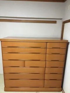 美品　起立木工 キリツ　タモ　リビングチェスト　タンス　箪笥　チェスト　ドロワー 美品 起立木工 キリツ タモ リビングチェスト タンス 箪笥 チェスト