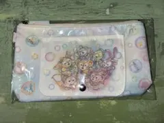 【スーベニアお手拭きキャリー】ディズニー ダッフィー 20周年 カラフルハピネス