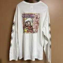 YSTRDY's TMRRW レッチリ　ロンT LARGE 白のサムネイル