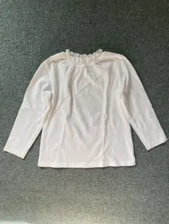 Samansa Mos2 Lagom 白 綿100% 長袖 100cm